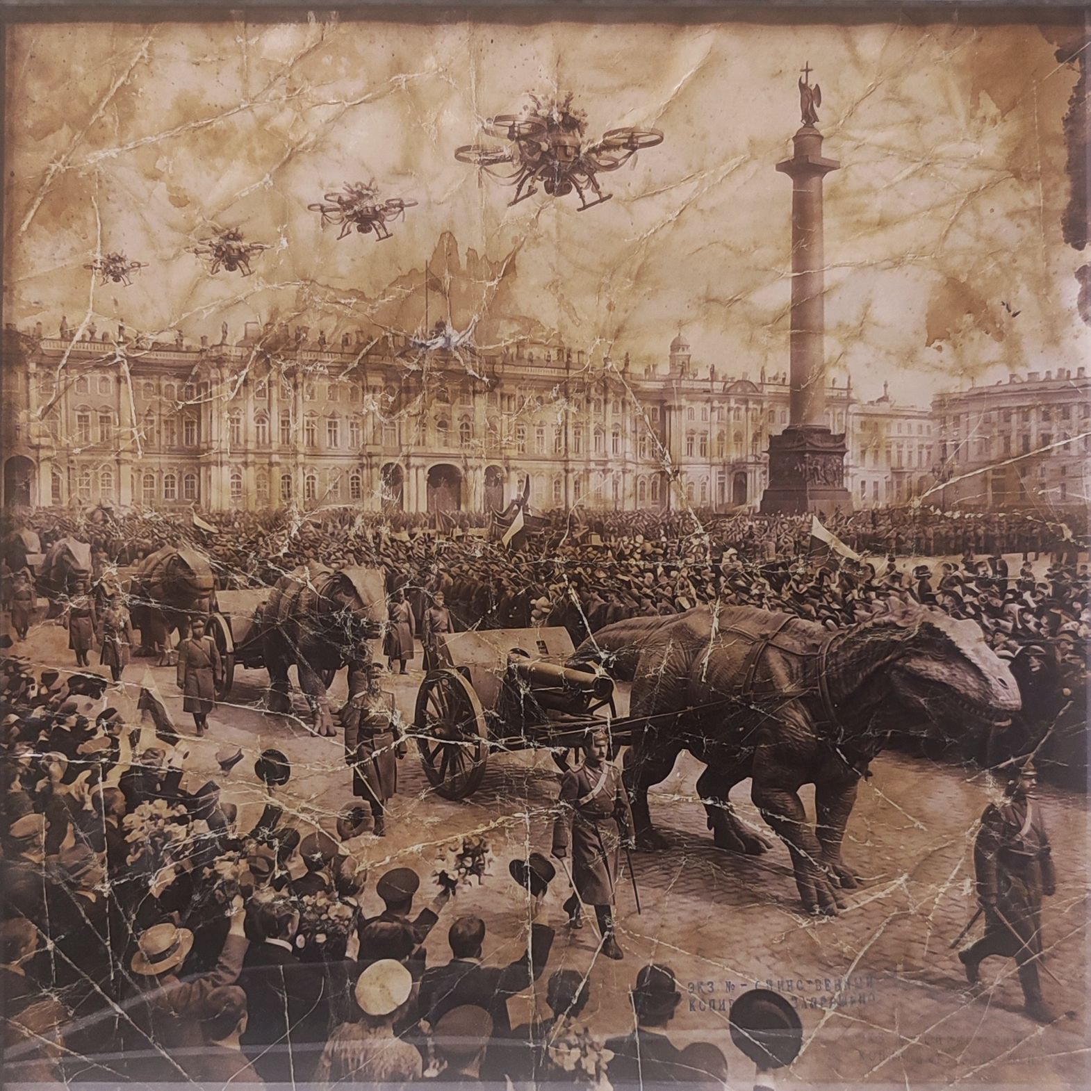 Дворцовая площадь 1914 г — Из серии «Из архива деда»